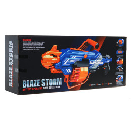 Duży Karabin dla dzieci 8+ Blaze Storm 40 piankowych pocisków + Rączka podpórka