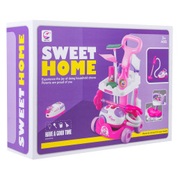 Zestaw Sprzątający Różowy + Akcesoria